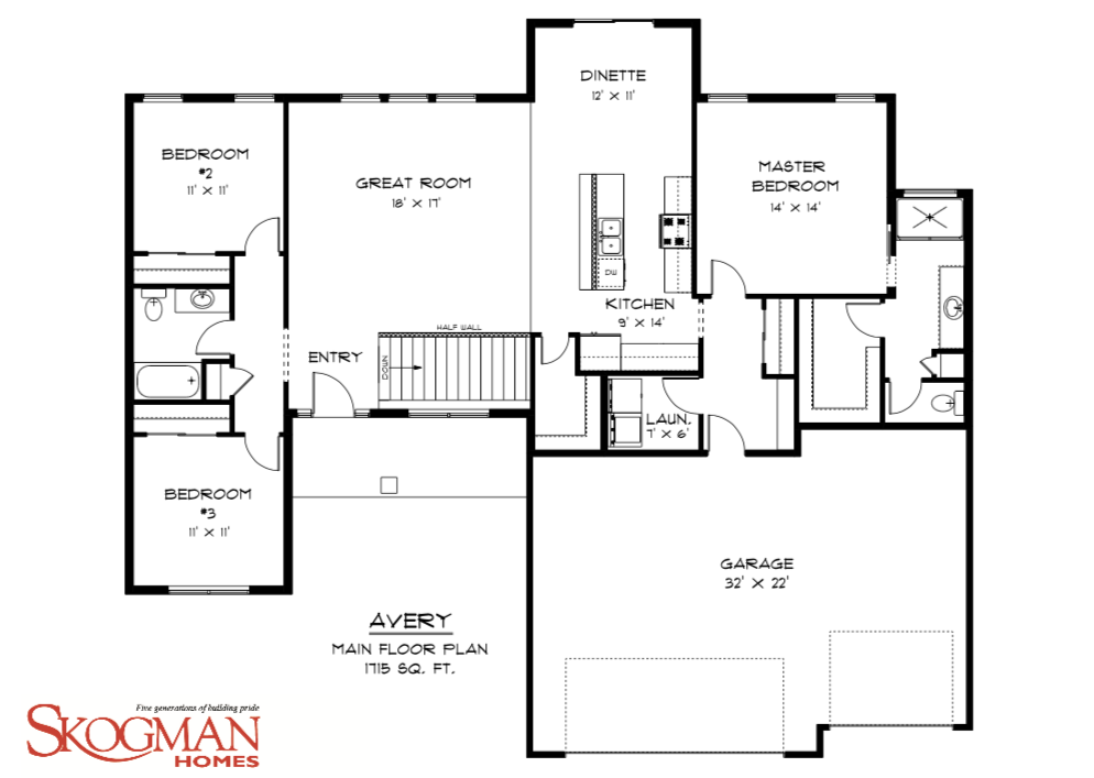 Avery A 3 Bedroom 2 Bath Home In Edgebrooke Estates A New