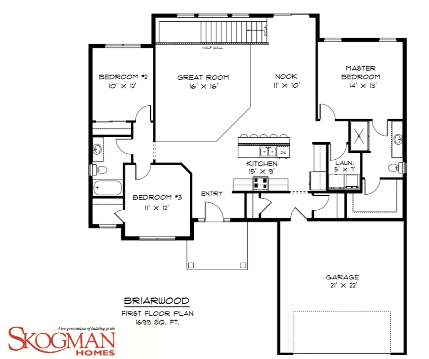 Briarwood A 3 Bedroom 2 Bath Home In Bowman Hills A New Home